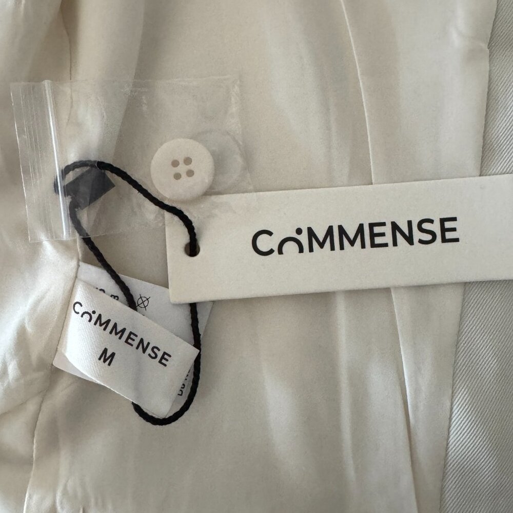 Commense Suit Waistcoat With Pleated Mini Skirt Set White NWT, Size M - Picture 13 of 16